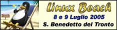 Linux Beach 2005 half banner